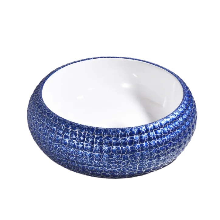 Round Ceramic Basin Bowl (Model T128001) — OTOL Sanitary Ware