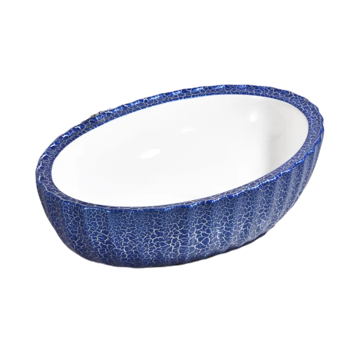 Oval Easy Clean Hand Wash Basin (Model T128015) — OTOL Sanitary Ware