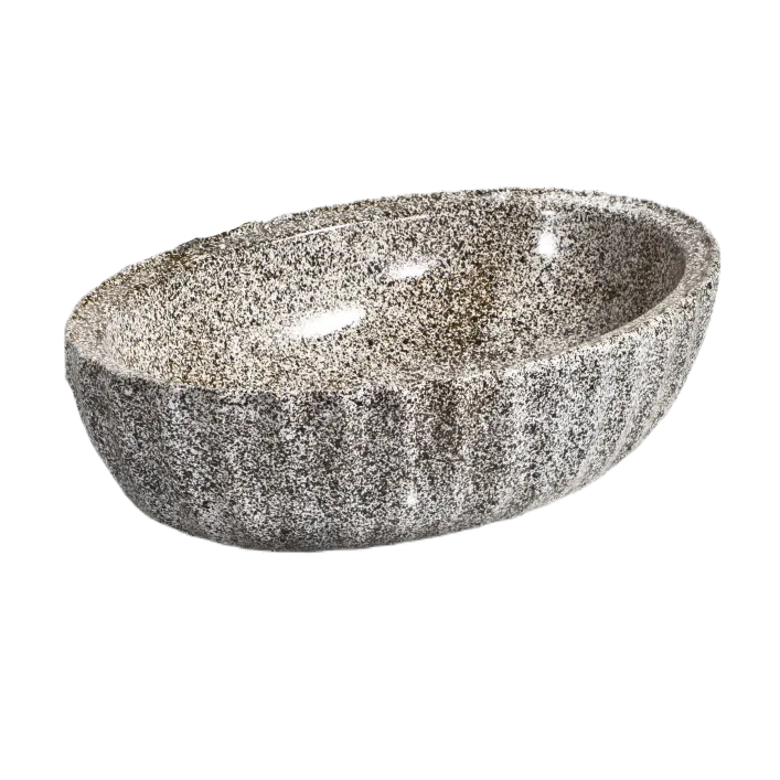 Oval Ceramic Bathroom Sink (Model T128018) — OTOL Sanitary Ware