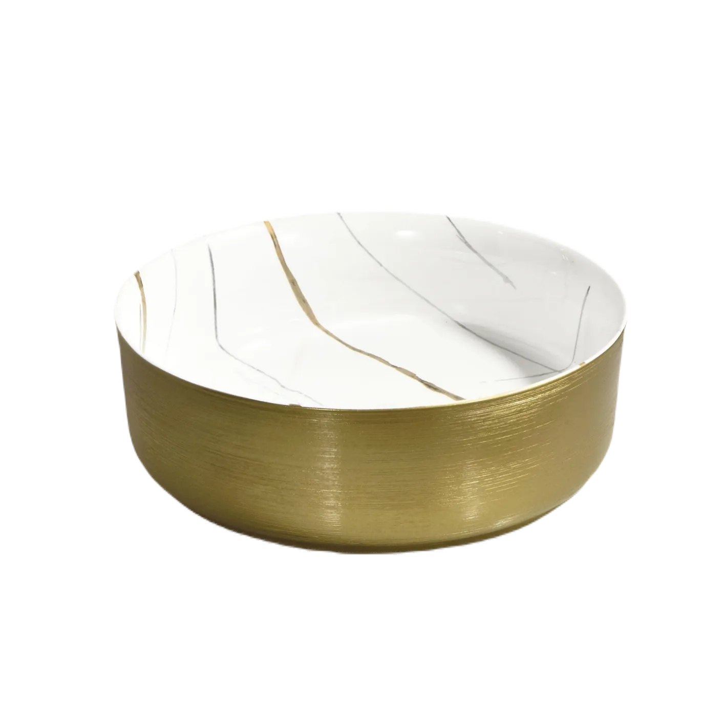 Round Easy Clean Porcelain Basin (Model T128020) — OTOL Sanitary Ware