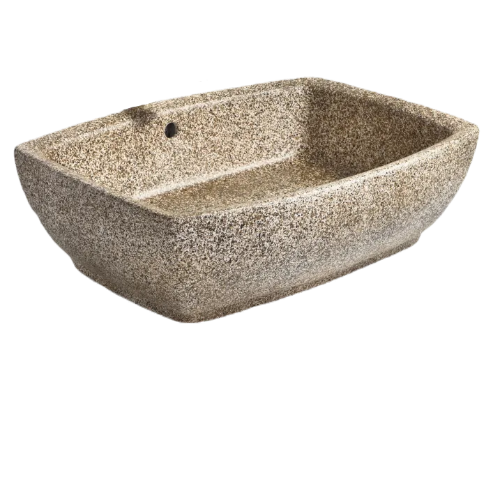 Square Porcelain Sink Bowl (Model T128036) — OTOL Sanitary Ware