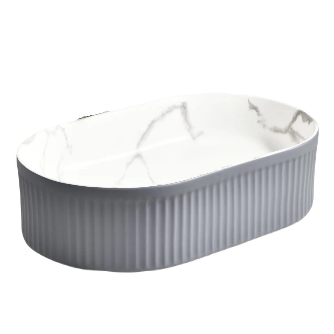 Oval Easy Clean Basin Bowl (Model T128045) — OTOL Sanitary Ware