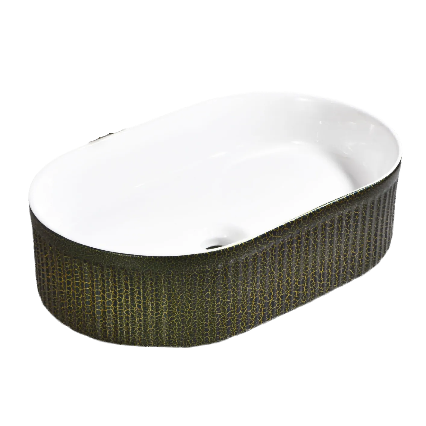 Oval Easy Clean Countertop Sink (Model T128046) — OTOL Sanitary Ware