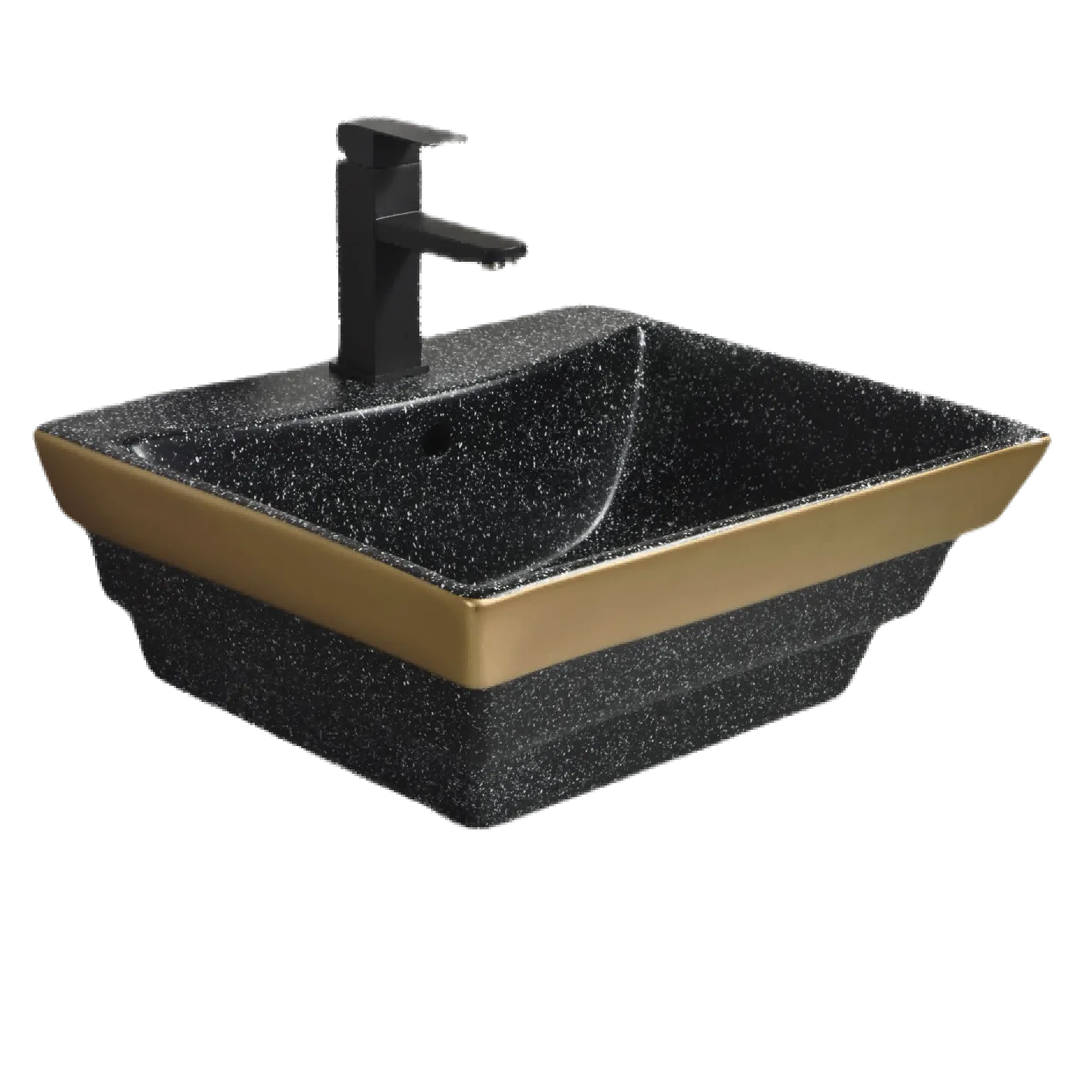 Square Countertop Bathroom Basin (Model T128048) — OTOL Sanitary Ware