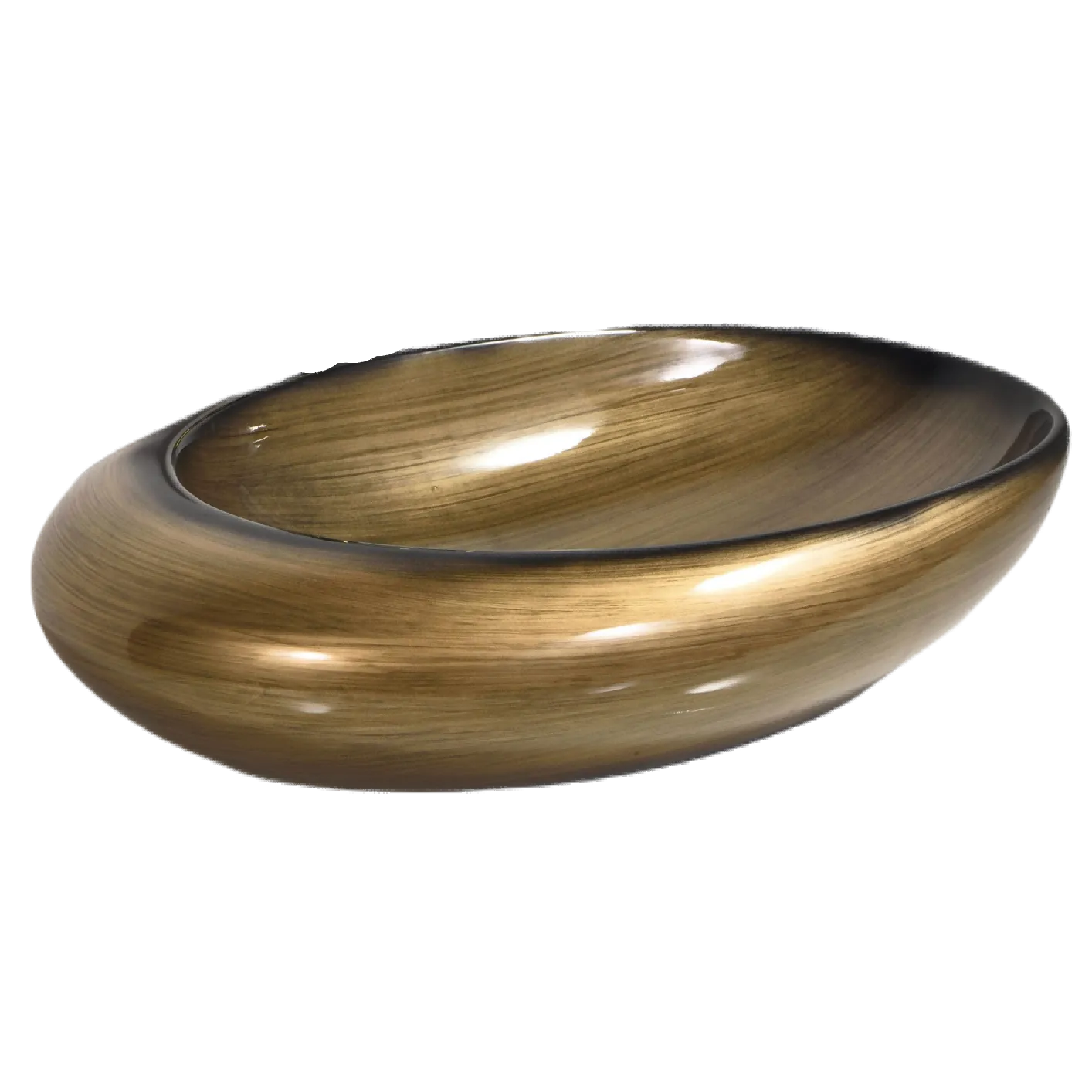 Oval Ceramic Hand Wash Basin (Model T128052) — OTOL Sanitary Ware