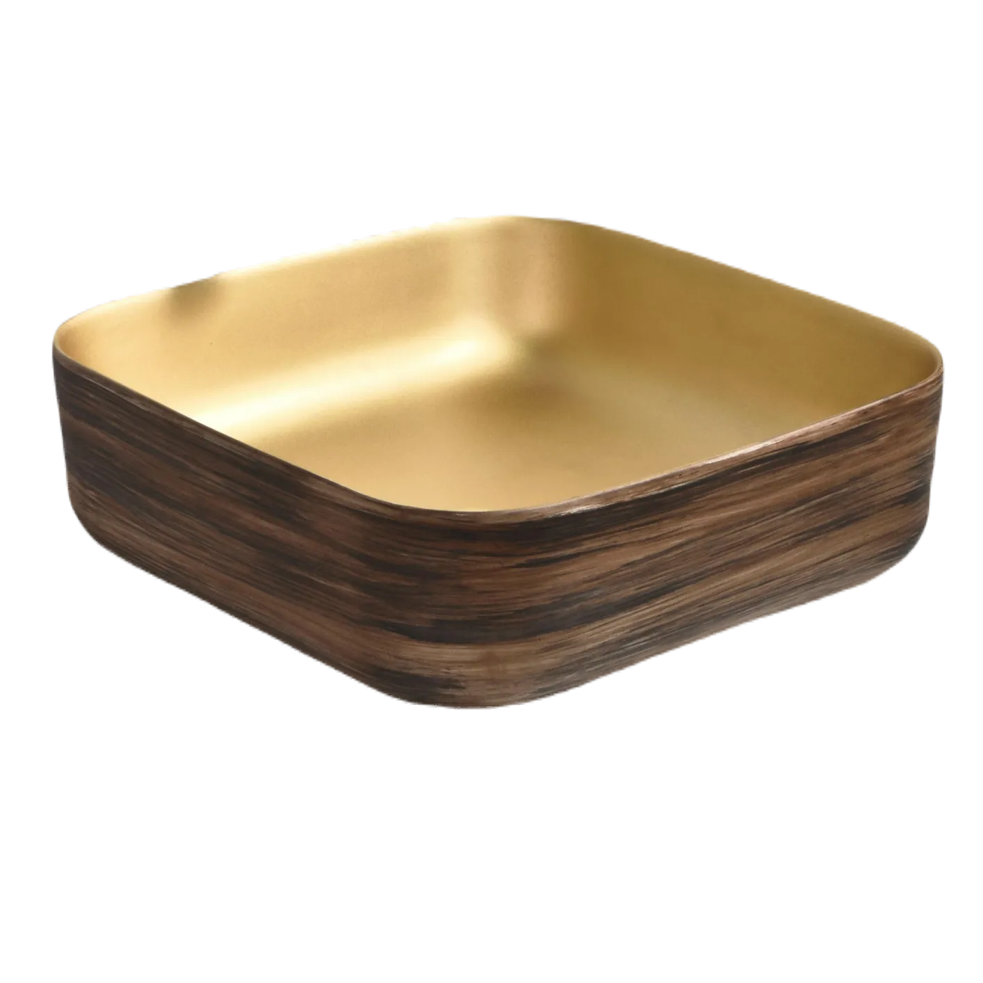 Square Above Counter Porcelain Basin (Model T128055) — OTOL Sanitary Ware