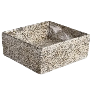 Square Porcelain Bathroom Sink (Model T128056) — OTOL Sanitary Ware
