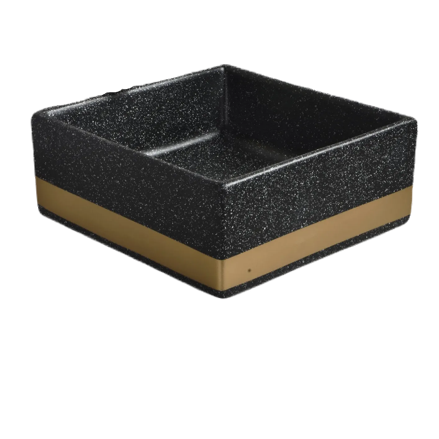 Square Countertop Ceramic Sink