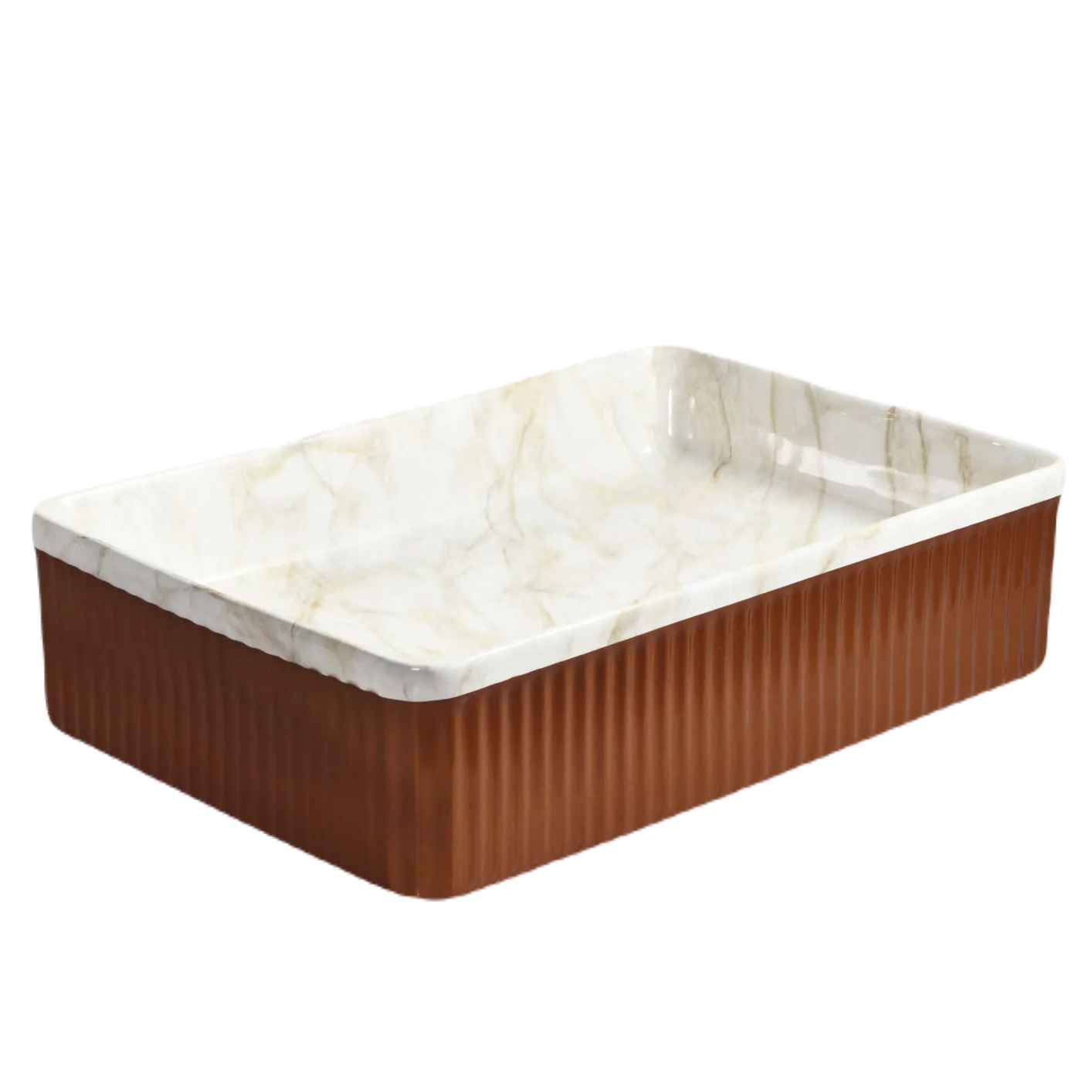 Square Above Counter Easy Clean Basin