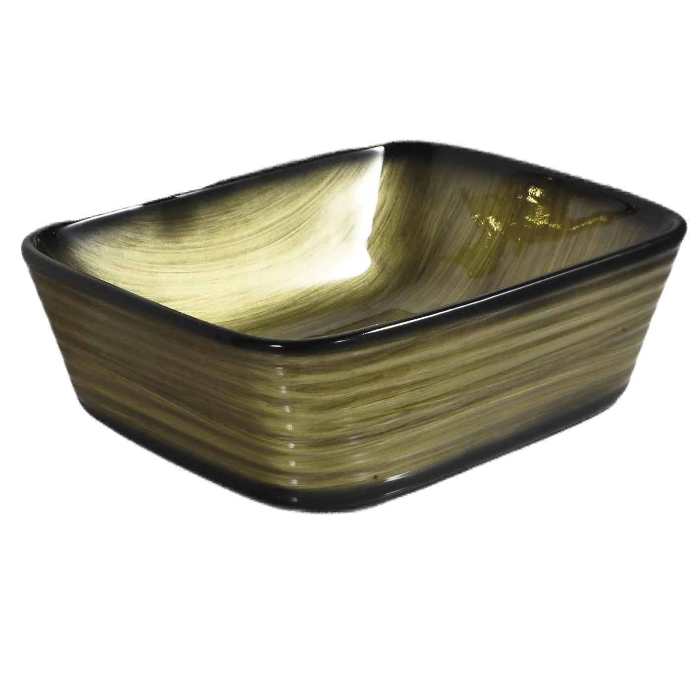 Square Porcelain Countertop Basin