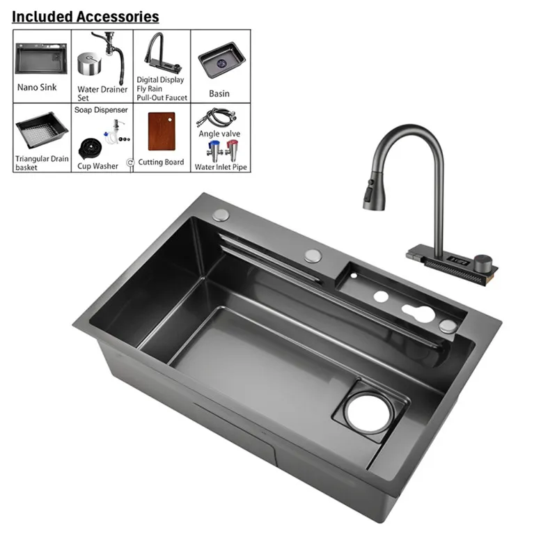 Handmade Stainless Steel Kitchen Sink