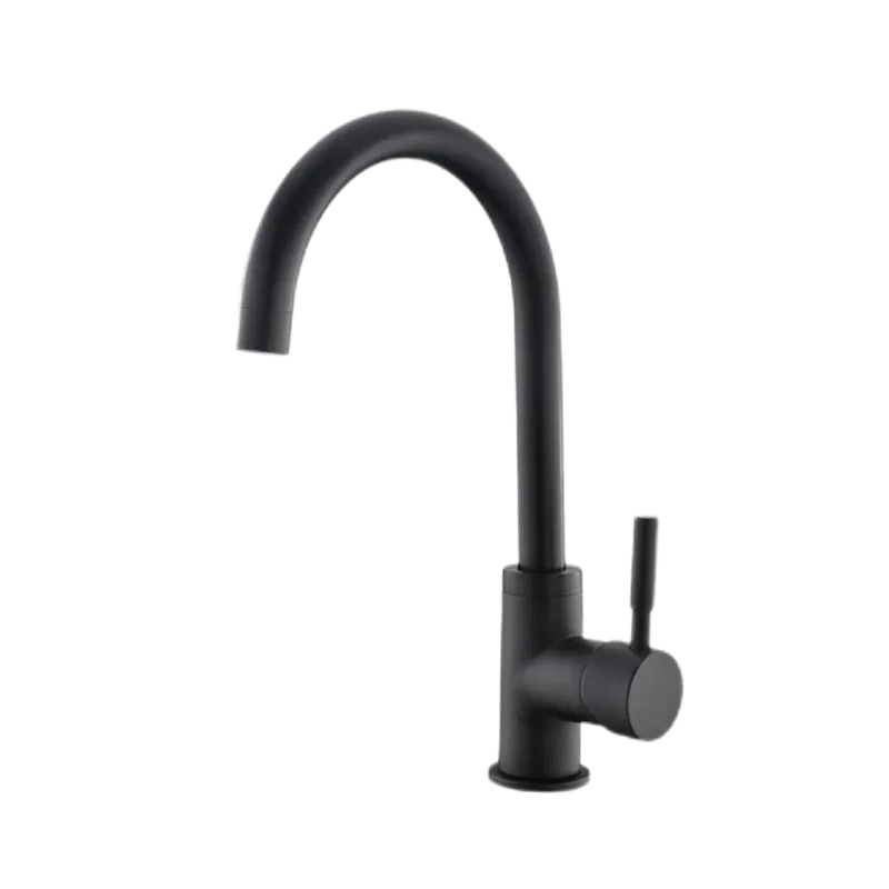 Goose Neck Kitchen Sink Mixer Taps (Model T212010A) — OTOL Sanitary Ware
