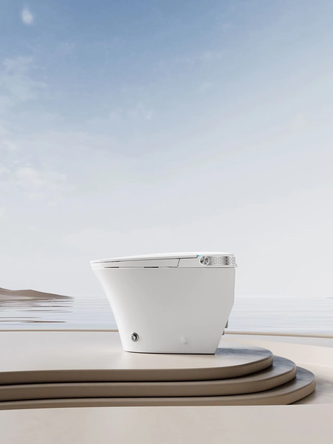 CUPC Certified Smart Toilet with LED Nightlight & Auto Bidet (Model V6) — OTOL Sanitary Ware — view 6