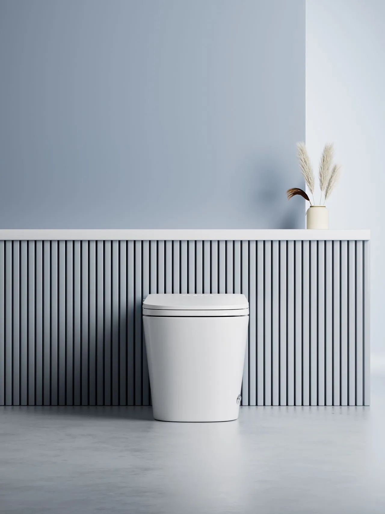 Luxury Smart Toilet with Adjustable Nightlight & Heated Air Dryer (Model M6) — OTOL Sanitary Ware — view 3