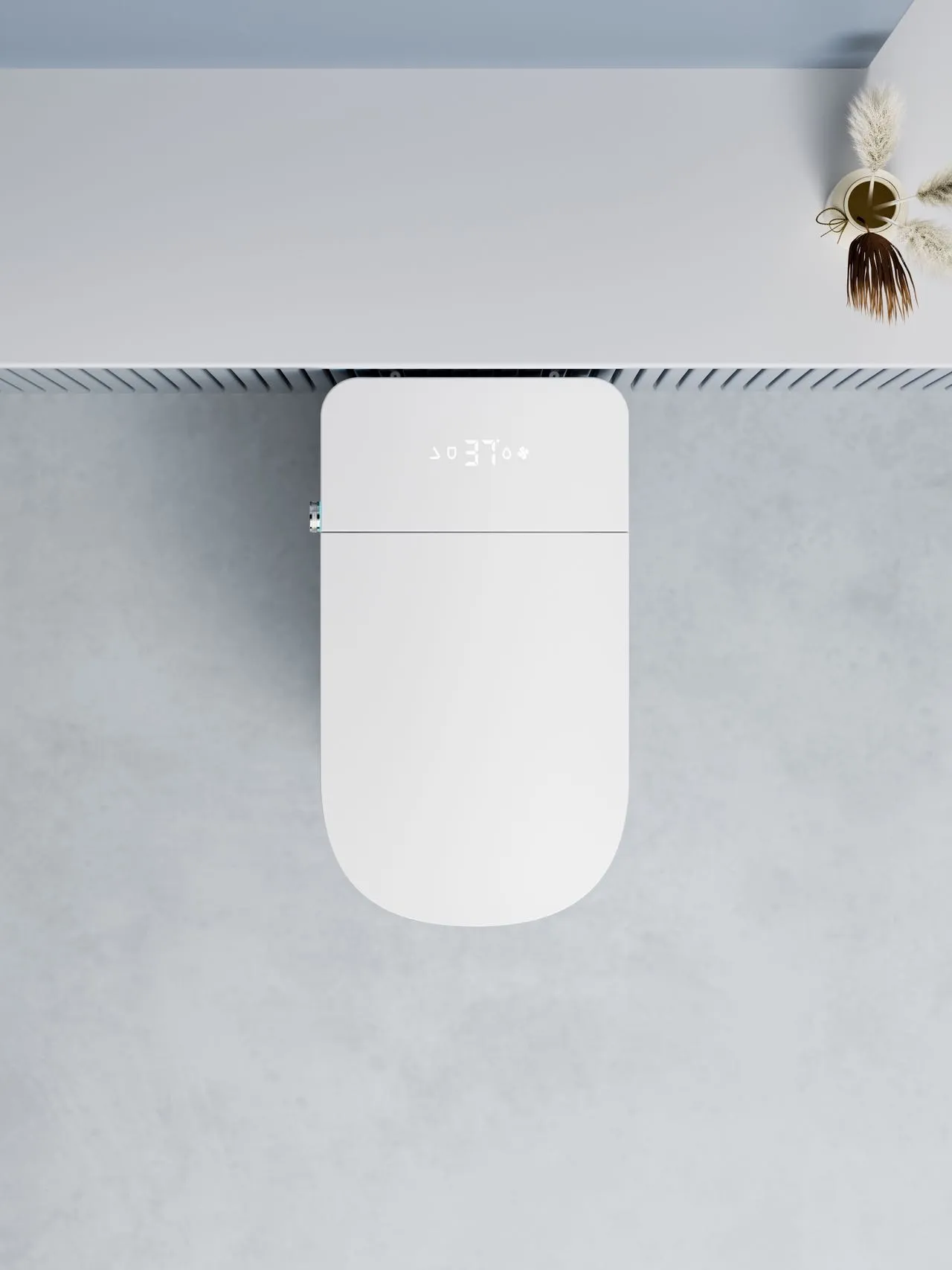 Luxury Smart Toilet with Adjustable Nightlight & Heated Air Dryer (Model M6) — OTOL Sanitary Ware — view 4