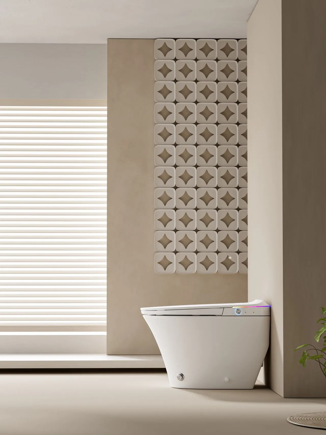 Smart Toilet with Color-Changing LED Nightlight & Instant Heating (Model V9) — OTOL Sanitary Ware — view 7