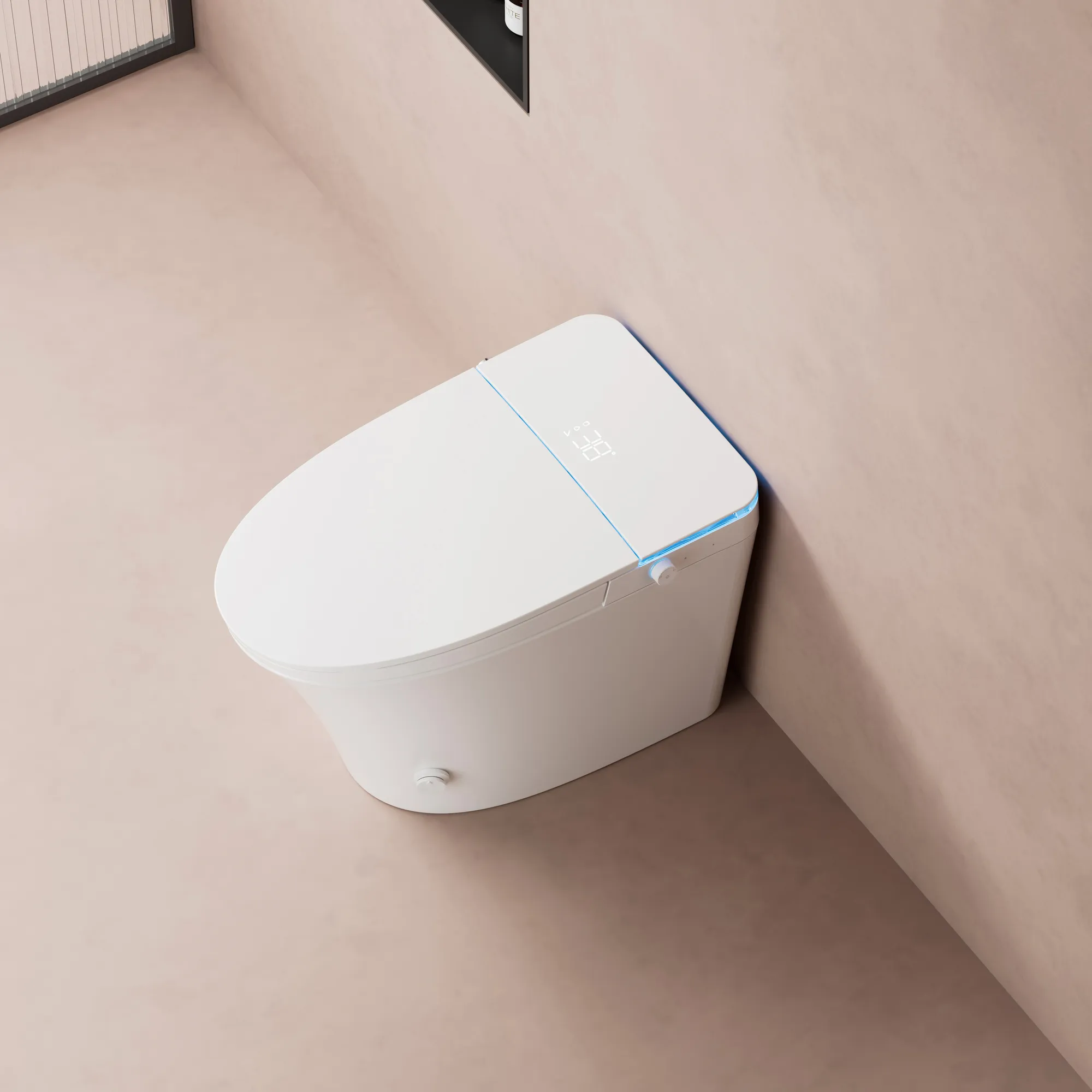 ADA Compliant Smart Toilet with Gentle Nightlight & Touchless Flush (Model V12) — OTOL Sanitary Ware — view 6