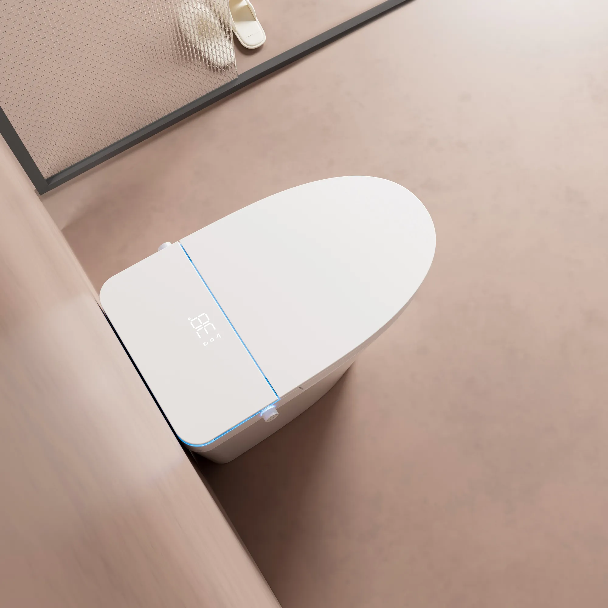 ADA Compliant Smart Toilet with Gentle Nightlight & Touchless Flush (Model V12) — OTOL Sanitary Ware — view 10