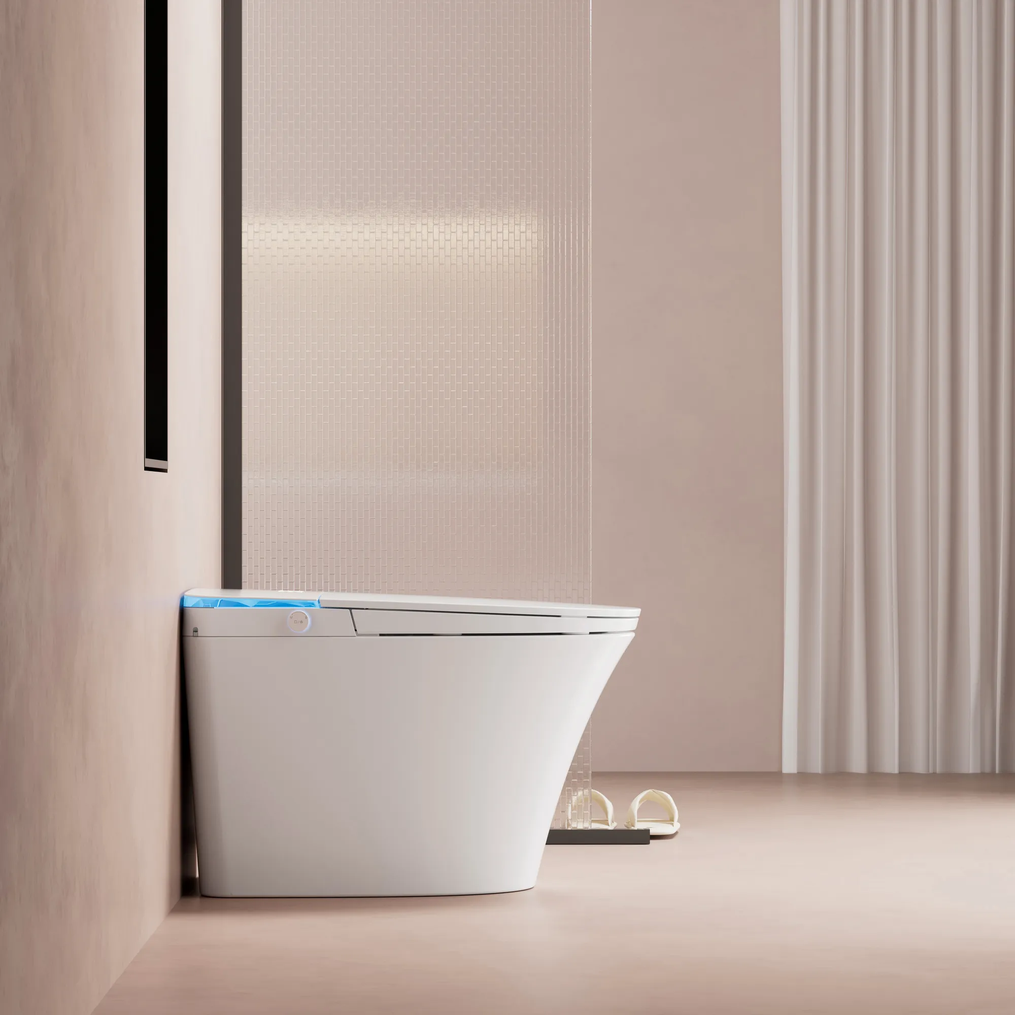ADA Compliant Smart Toilet with Gentle Nightlight & Touchless Flush (Model V12) — OTOL Sanitary Ware — view 11