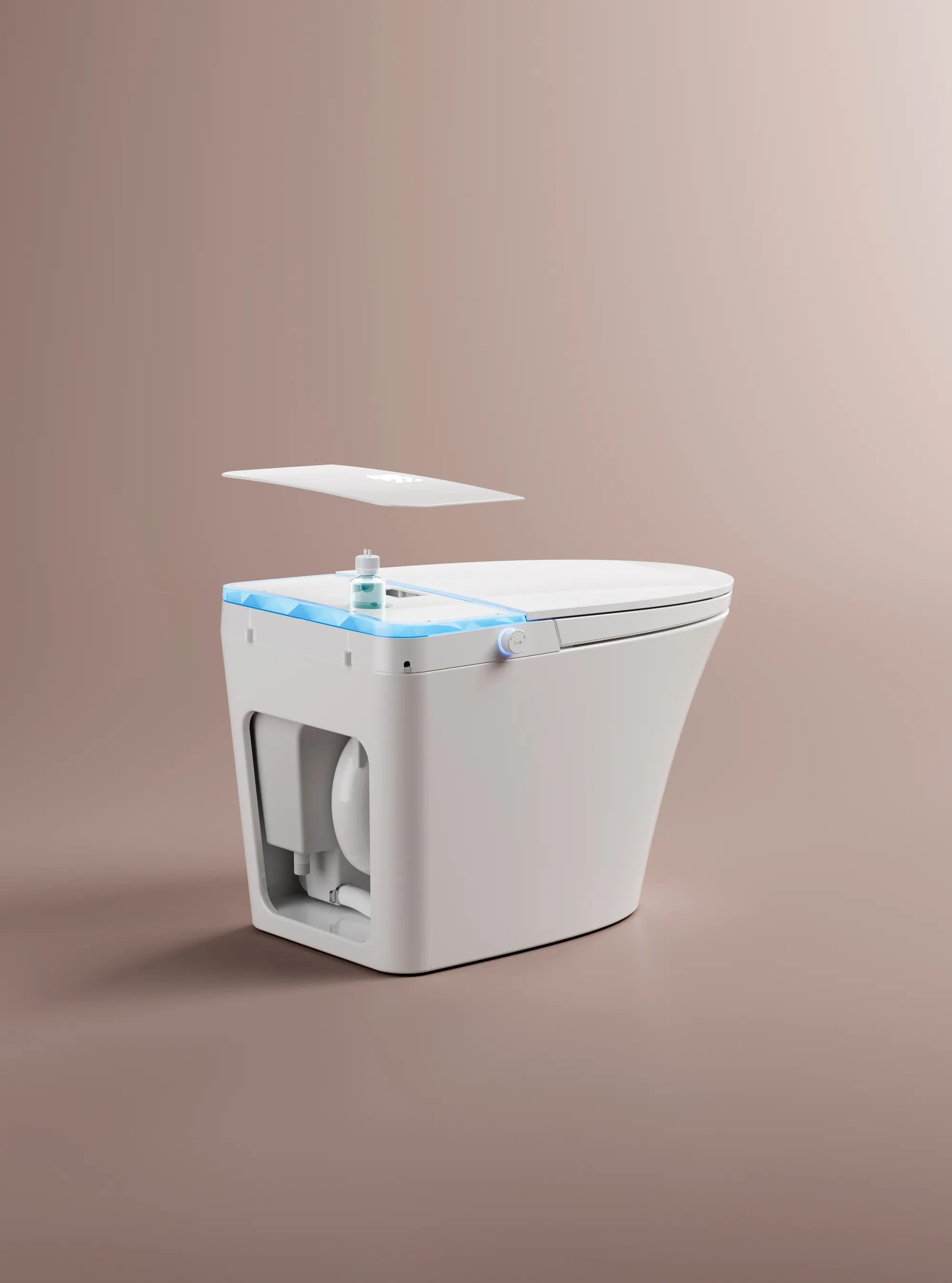 ADA Compliant Smart Toilet with Gentle Nightlight & Touchless Flush (Model V12) — OTOL Sanitary Ware — view 12