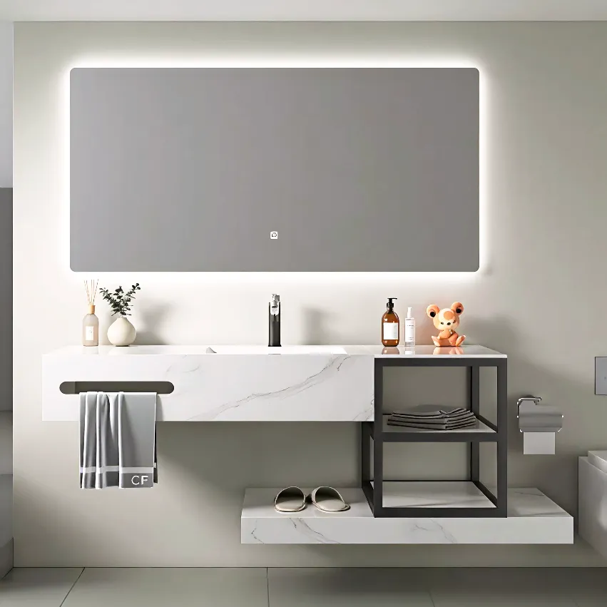 Bathroom Rock Slate Vanity Unit