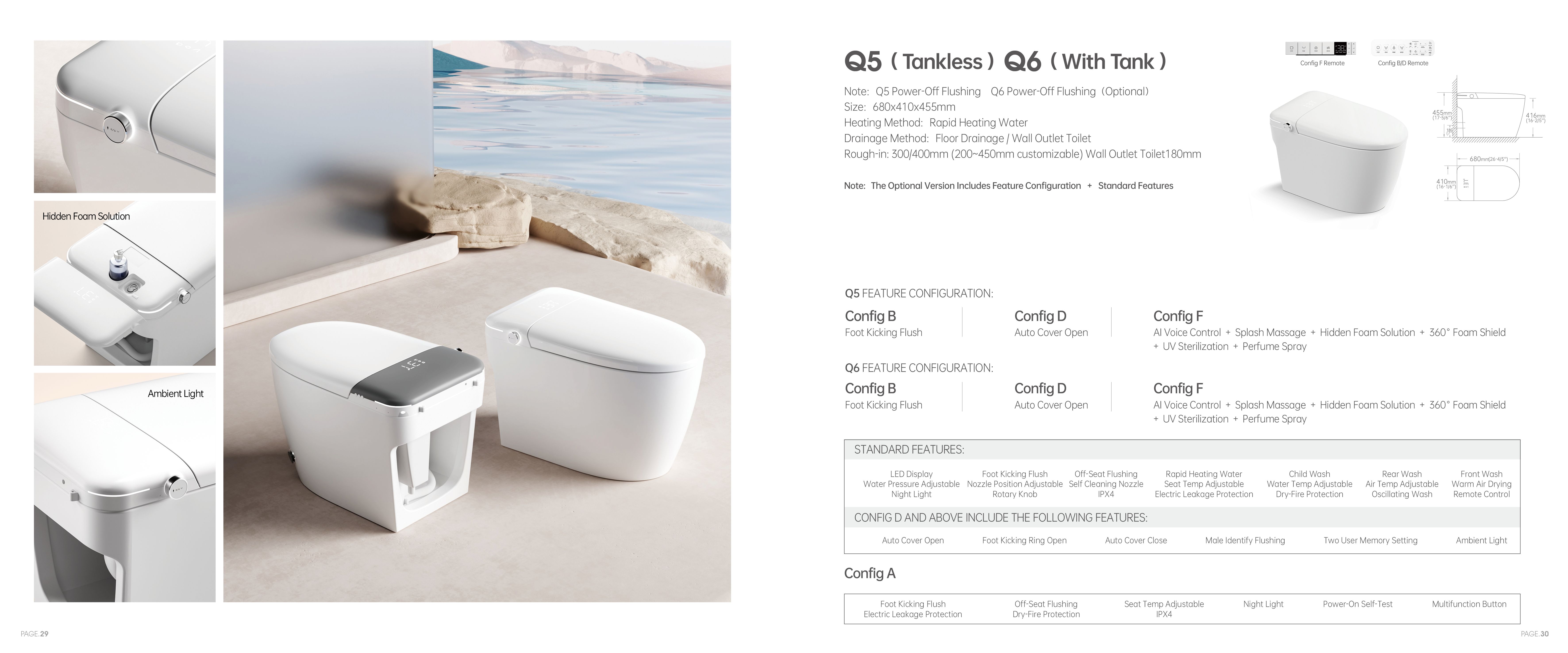 OTOL Q6 Smart Toilet (Model Q6) — Intelligent Toilet — OTOL Sanitary Ware