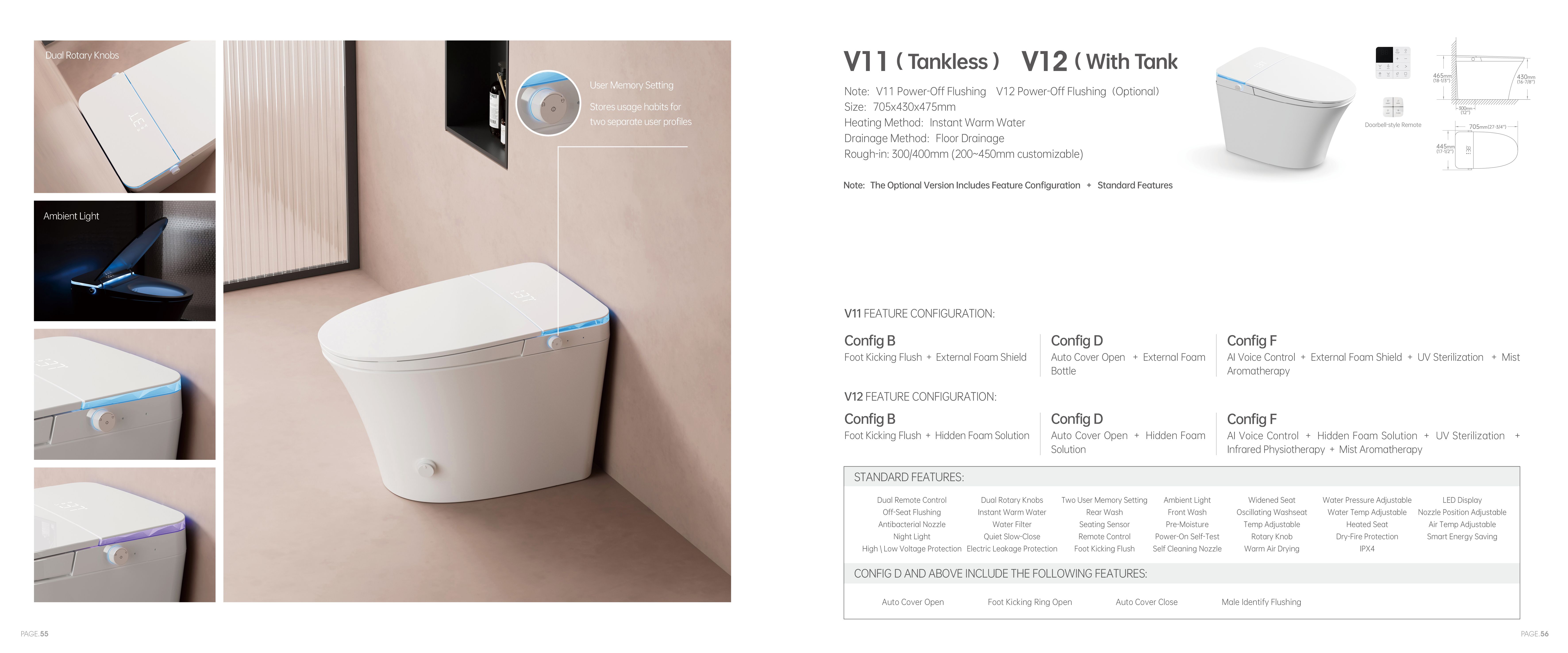 OTOL V11 Smart Toilet (Model V11) — Intelligent Toilet — OTOL Sanitary Ware